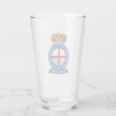 ロゴ王室の付きサセックス協会ガラス タンブラーグラス (裏面)
