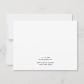 ロゴ白大型イヤリングディスプレイの追加 招待状 (裏面)