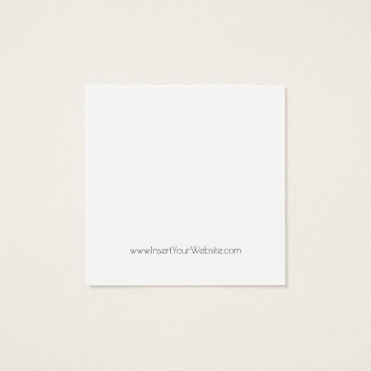 ロゴ白黒イヤリングディスプレイカード (裏面)