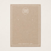 ロゴ白Kraftイヤリング縁ど表示カードの追加 (正面)