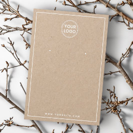 ロゴ白Kraftイヤリング縁ど表示カードの追加