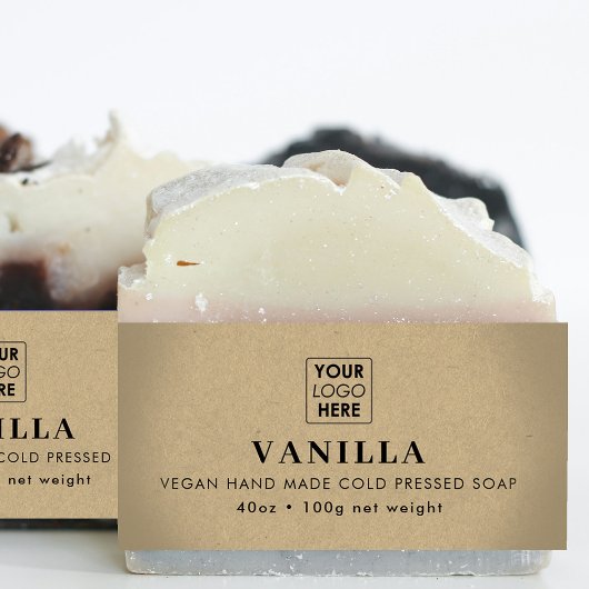 ロゴ石鹸ベリーバンドクラフト製品ラベルラップ 招待状ベリーバンド