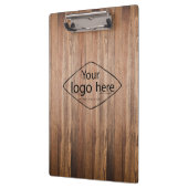 ロゴ素朴な納屋の木材を追加する クリップボード (左)