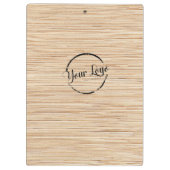 ロゴ素朴な納屋の木材を追加する クリップボード (裏面)