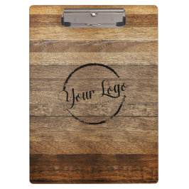 ロゴ素朴な納屋の木材を追加する クリップボード