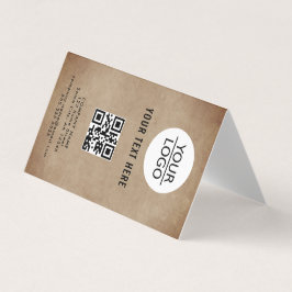 ロゴ素朴の追加カスタム文字会社プロモーション 名刺