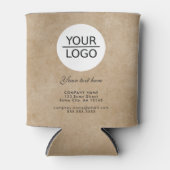 ロゴ素朴の追加カスタム文字会社プロモーション 缶クーラー (正面)