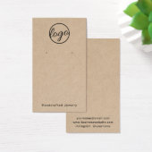 ロゴ素朴イヤリングホルカスタムダーカードの追加 (デスク)