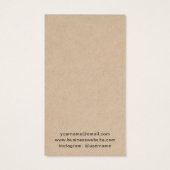 ロゴ素朴イヤリングホルカスタムダーカードの追加 (裏面)