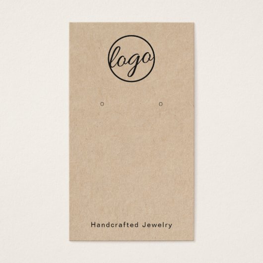 ロゴ素朴イヤリングホルカスタムダーカードの追加 (正面)