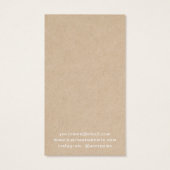 ロゴ素朴イヤリングホルカスタムダーカードの追加 (裏面)