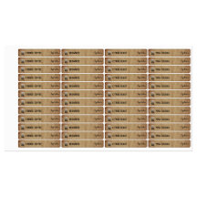 ロゴ素朴リップクリーム化粧品ラベル