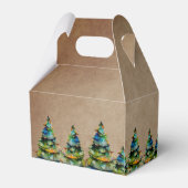 ロゴ素朴文字クリスマスツリー会社の追加 フェイバーボックス (裏面サイド)