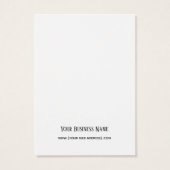 ロゴ紫グラデーション水色イヤリングディスプレイカード (裏面)