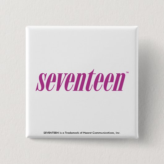 ロゴ紫色17 缶バッジ (正面)