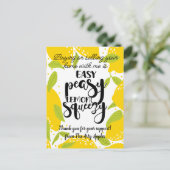 ロゴ紹介を追加感謝してい顧客ギフトle ポストカード (スタンド正面)