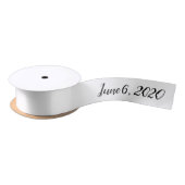 ロゴ結婚のDandelion Copples氏の名前 サテンリボン (リール)