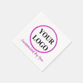 ロゴ結婚ズ スタンダードカクテルナプキン (角)