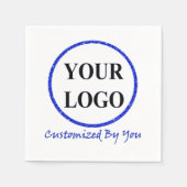 ロゴ結婚ズ スタンダードカクテルナプキン (正面)