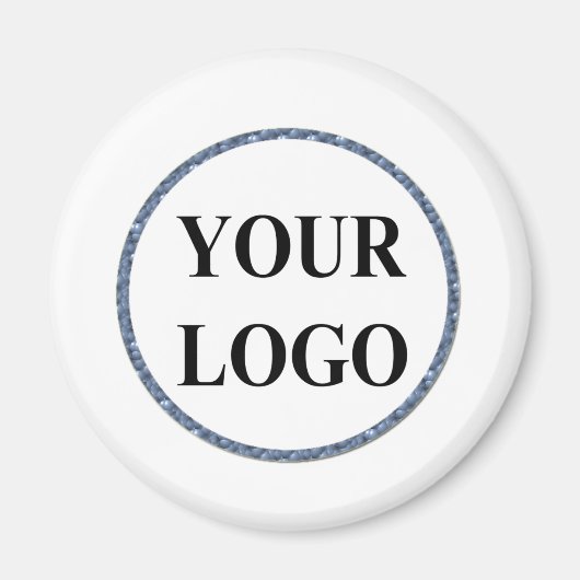 ロゴ結婚式の引き出物マグネットの追加 マグネット (正面)