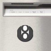 ロゴ統一されたマグネットのオプトアウト マグネット (インサイチュ (食洗機))
