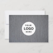 ロゴ編集可能なビジネスギフト証明書 (裏面)