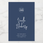 ロゴ編集可能カラースクリプト製品ラベルの追加 ワインラベル (シングルラベル)