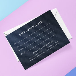 ロゴ編集可能ビジネスギフト証明書の追加