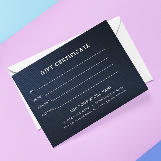 ロゴ編集可能ビジネスギフト証明書の追加