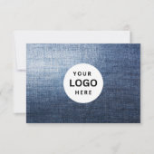 ロゴ編集可能ビジネスギフト証明書の追加 (正面)