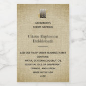 ロゴ縦型スキンケア製品の追加スパ ワインラベル (シングルラベル)