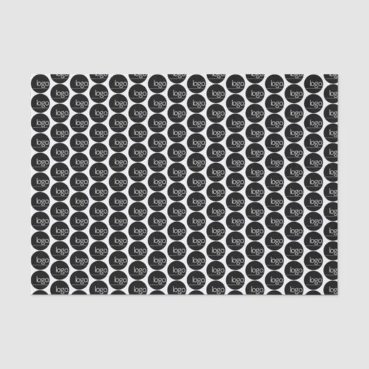ロゴ繰り返し図柄取引ギフトパッキング 薄葉紙 (正面)