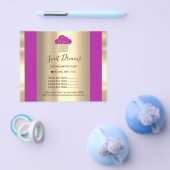 ロゴ美しいサロンスイーツベーカリー価格表 チラシ (シングル)