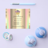 ロゴ美しいサロンスウィートホログラフ価格表チラシ チラシ (シングル)