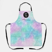 ロゴ美容師エプロン エプロン (正面)