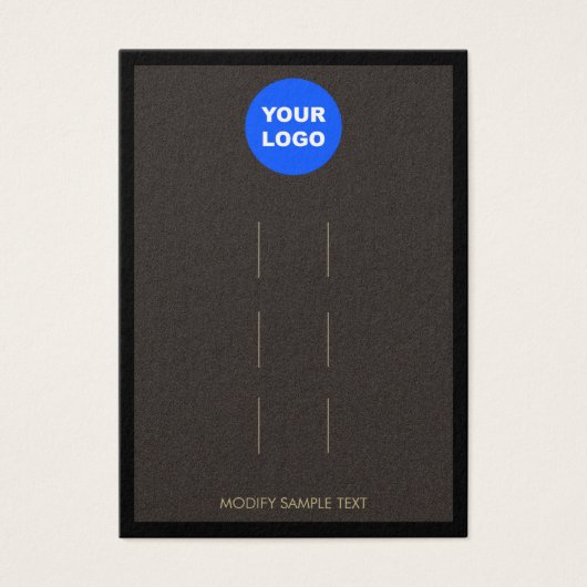 ロゴ茶色の3つのヘアクリップ表示を追加 (正面)