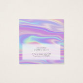 ロゴ虹色のイヤリングディスプレイカードの追加 (裏面)