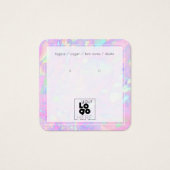 ロゴ虹色のオパール大理石イヤリングディスプレイを追加 (正面)