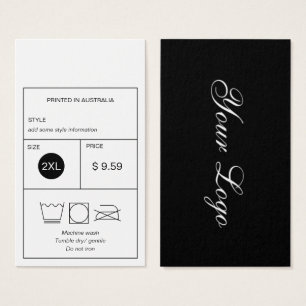 ロゴ衣料品価格つるラベル