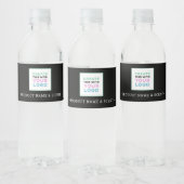 ロゴ製品のラップ原料ラベルのまわりにの追加 ペットボトルラベル (ボトル)