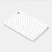 ロゴ記号付き罫線 ポストイット (アングル)