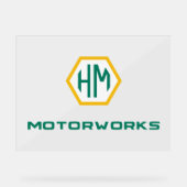 ロゴ記号 アクリルサイン (正面)