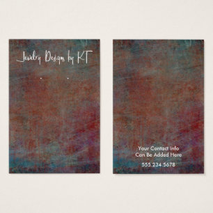 ロゴ赤い青色のイヤリンググランジホルダーディスプレイ