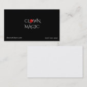 ロゴ赤い鼻 名刺 (正面/裏面)