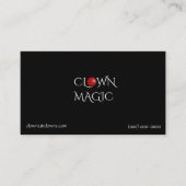 ロゴ赤い鼻 名刺 (正面)