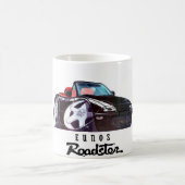 ロゴ車のイメージ コーヒーマグカップ (中央)