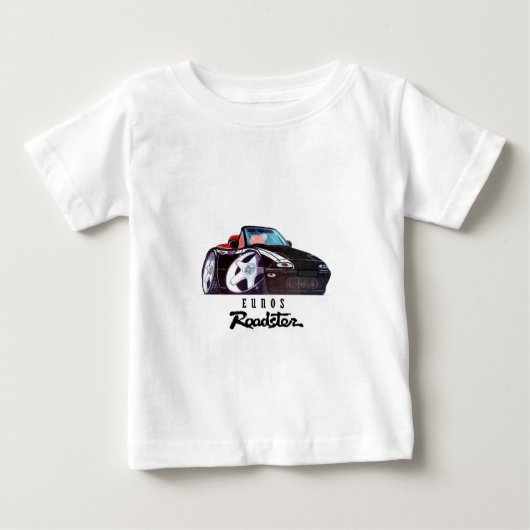 ロゴ車のイメージ ベビーTシャツ (正面)
