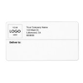 ロゴ配送業者プロフェッショナルラベル ラベル (正面)