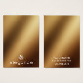 ロゴ金ゴールドイヤリングホルダー表示カードの追加 (正面&裏面)