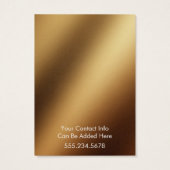 ロゴ金ゴールドイヤリングホルダー表示カードの追加 (裏面)